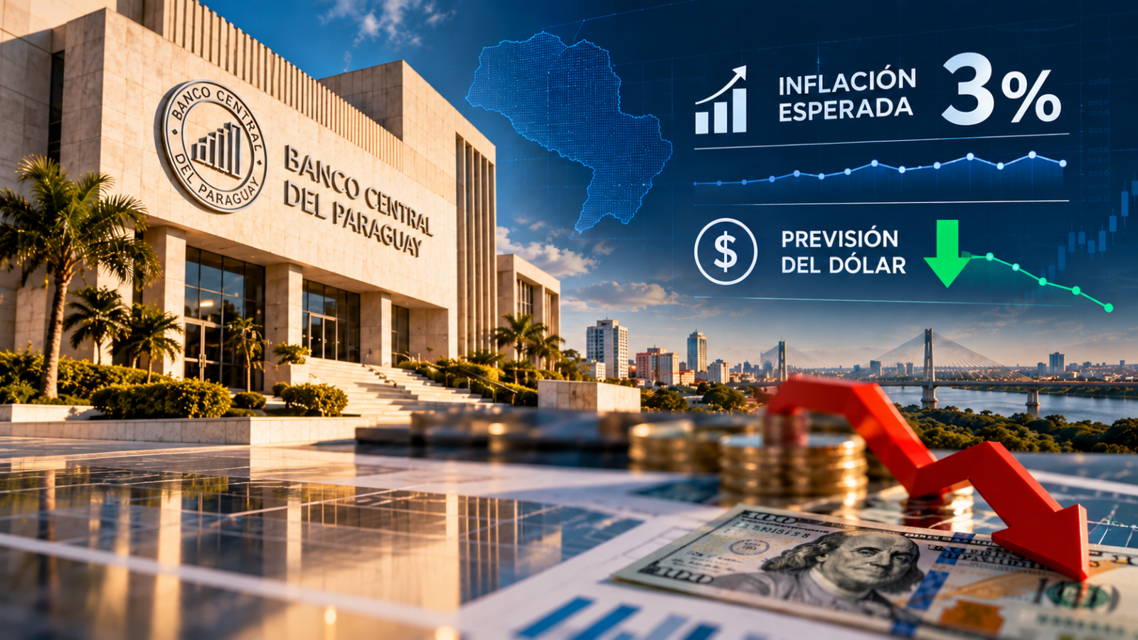 Encuesta del BCP mantiene la inflación esperada en 3% y reduce la previsión del dólar