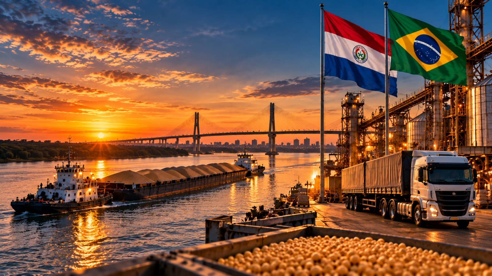 Exportaciones paraguayas a Brasil suman USD 2.742,8 millones al tercer trimestre y crecen 6,3%